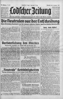Lodscher Zeitung 21 luty 1940 nr 52