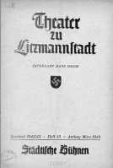 Theater zu Litzmannstadt März 1942/1943 h. 13