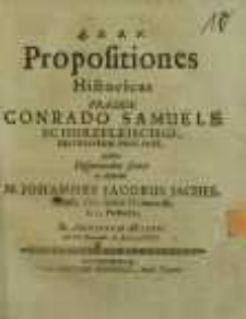 Propositiones Historicas
