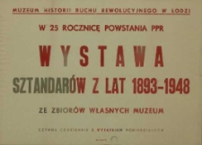 Wystawa sztandarów z lat 1893 - 1948