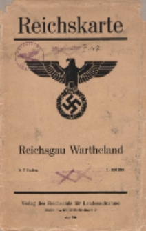 Reichsgau Wartheland 1:300 000.