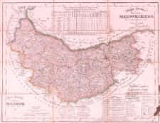 Mappa jeneralna wojewodztwa mazowieckiego = Carte generale du Palatinat de Masovie