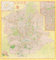 Łódź : plan miasta : skala ok. 1:25 000